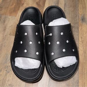 NEW crocs wedge sandals